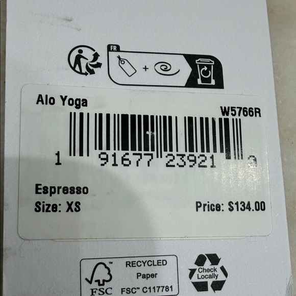 ALO Yoga Women's Chocolate High-Waist Leggings - Picture 12 of 13